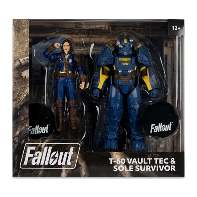 T-60 Vault-Tec And Sole Survivor Fallout 76 McFarlane Figurine 2 Pack - 4