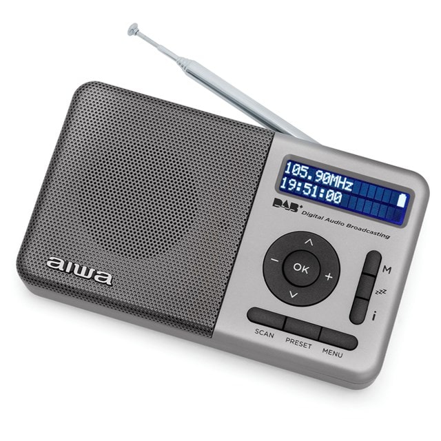 Aiwa RD-40DAB Silver Digital DAB+/FM Portable Radio - 6