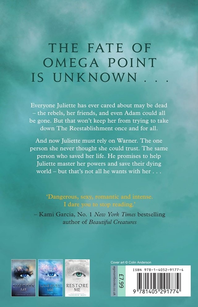 Ignite Me Paperback By Tahereh Mafi - 2