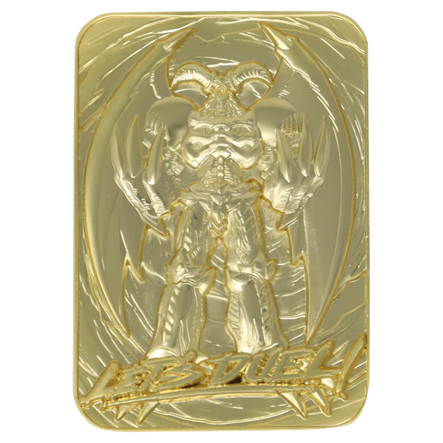 Yu-Gi-Oh! Summoned Skull 24K Gold Plated Ingot Collectible - 8