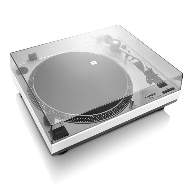 Lenco L-3810WH White Direct Drive Turntable - 3