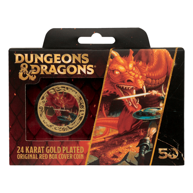 Dungeons & Dragons 50th Anniversary With Colour Print Gold Coin - 8