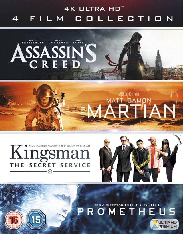 Assassin's Creed/The Martian/Kingsman/Prometheus - 1