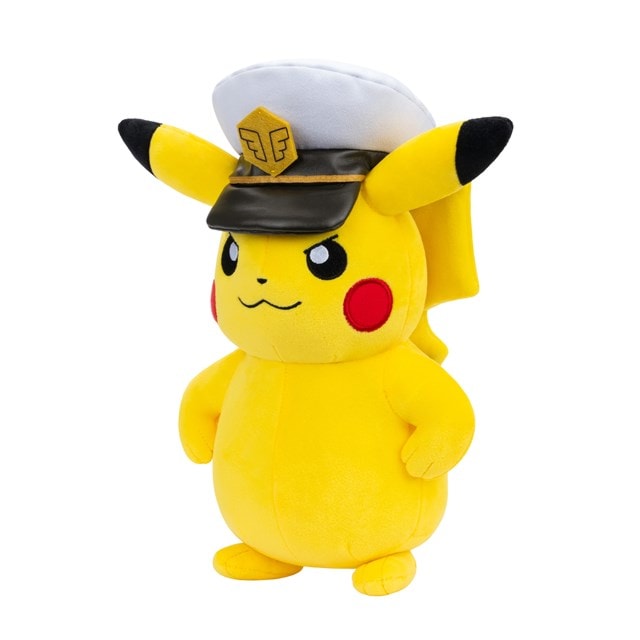 8" Captain Pikachu Pokemon Plush - 4