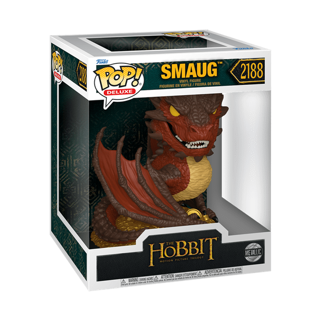 Smaug (Metallic) 2188 The Hobbit Funko Pop Vinyl Deluxe - 2