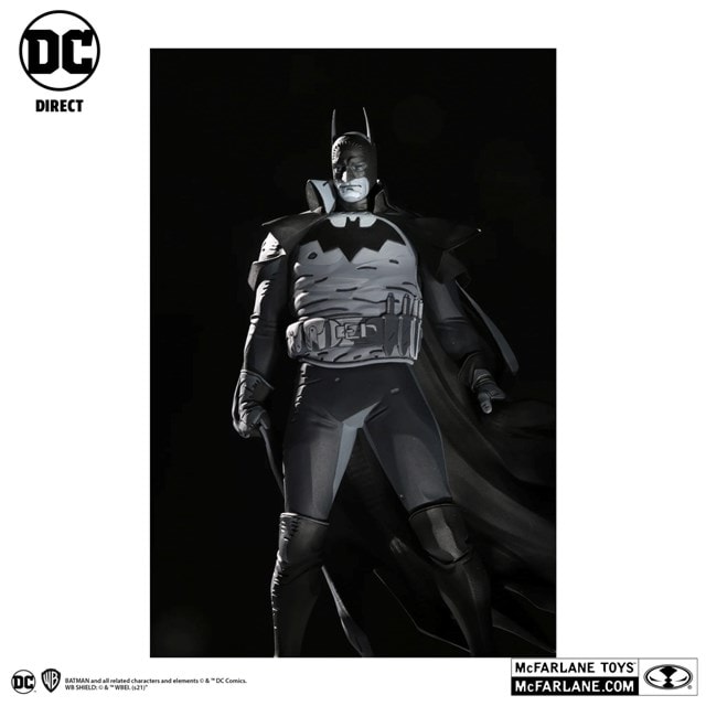 Batman Black & White By Mike Mignola DC Direct 1/10 Scale Figure - 2