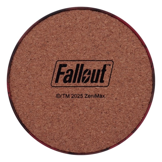 Set Of 4 Fallout Metal Drinks Coasters - 6