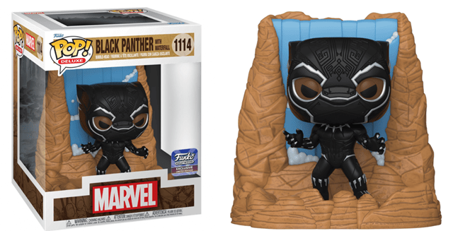 Black Panther With Waterfall (1114) Pop Vinyl Deluxe - 1
