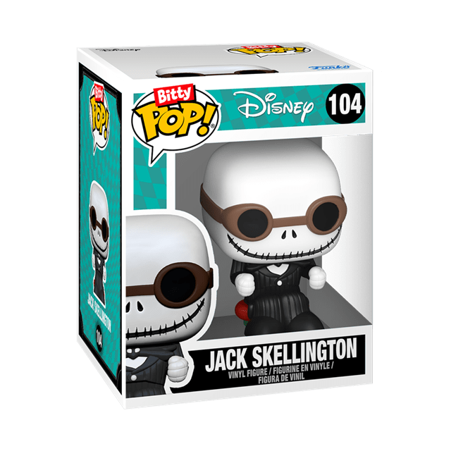 Jack Skellington With Snowmobile Nightmare Before Christmas Funko Bitty Pop Ride - 3