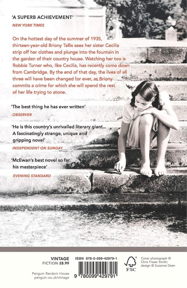 Atonement Paperback By Ian Mcewan - 2