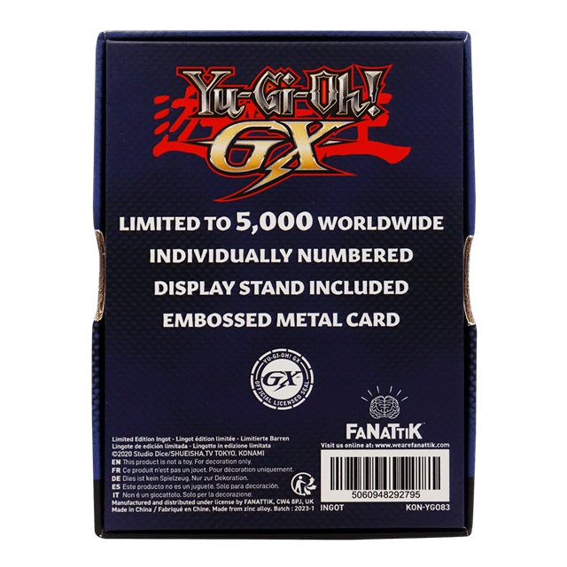 Yu-Gi-Oh Gx Limited Edition Elemental Hero Neos Ingot - 4