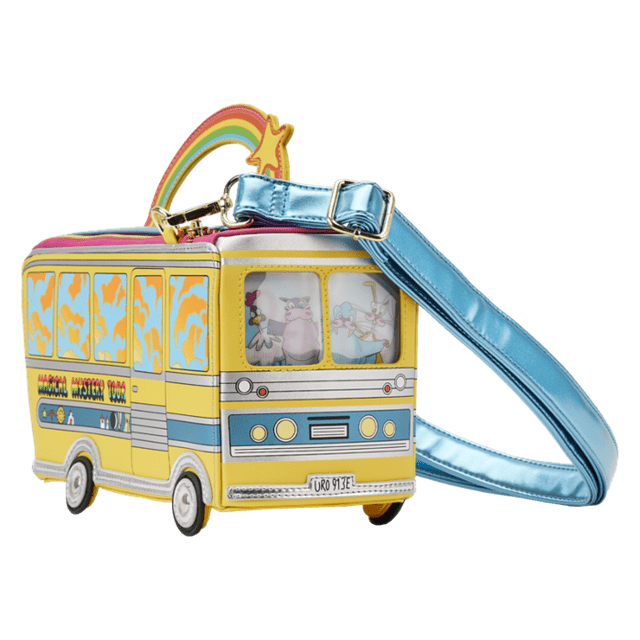 The Beatles Magical Mystery Tour Bus Cross Body Loungefly Bag - 2