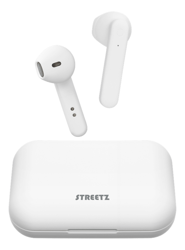 Streetz TWS-105 Matte White True Wireless Bluetooth Earphones - 1