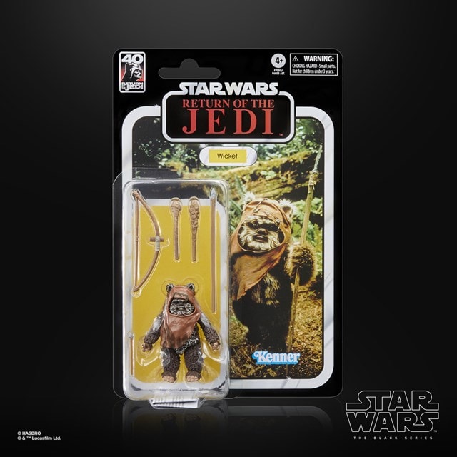 Wicket Hasbro Star Wars The Black Series Return of the Jedi 40th Anniversary Action Figure - 2