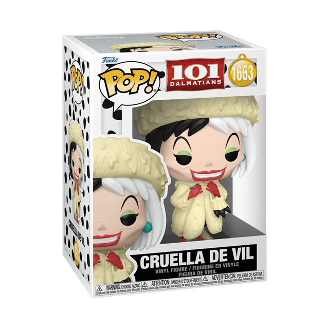 Classic Cruella De Vil With Chance Of Chase 1663 101 Dalmatians Funko Pop Vinyl - 2