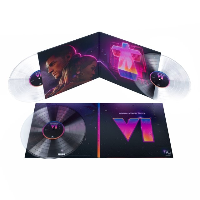 Grand Theft Auto VI: Original Score By Justice - Limited Edition Crystal Clear Vinyl 3LP - 2