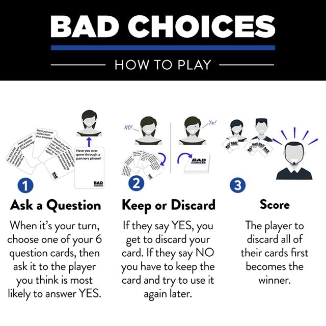 Bad Choices Card Game - 3