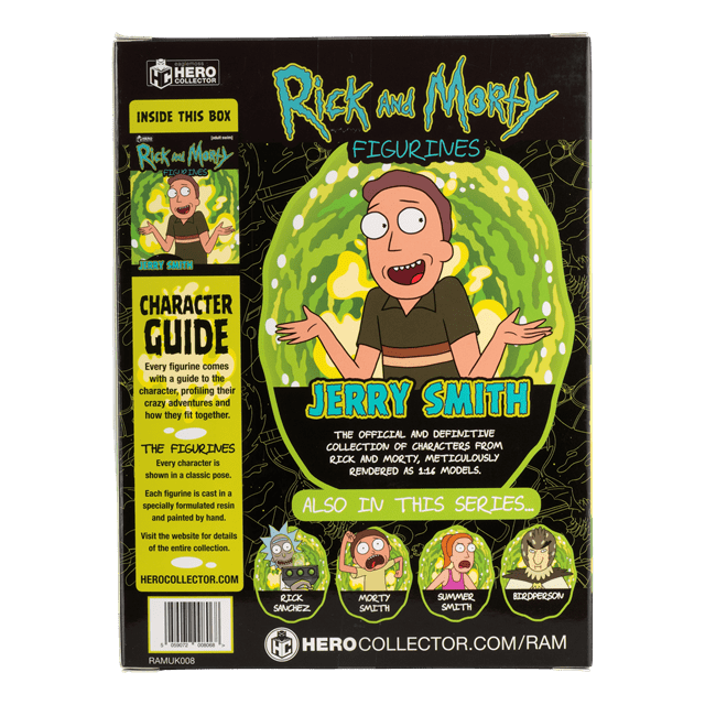Jerry: Rick And Morty 1:16 Figurine With Magazine: Hero Collector - 3