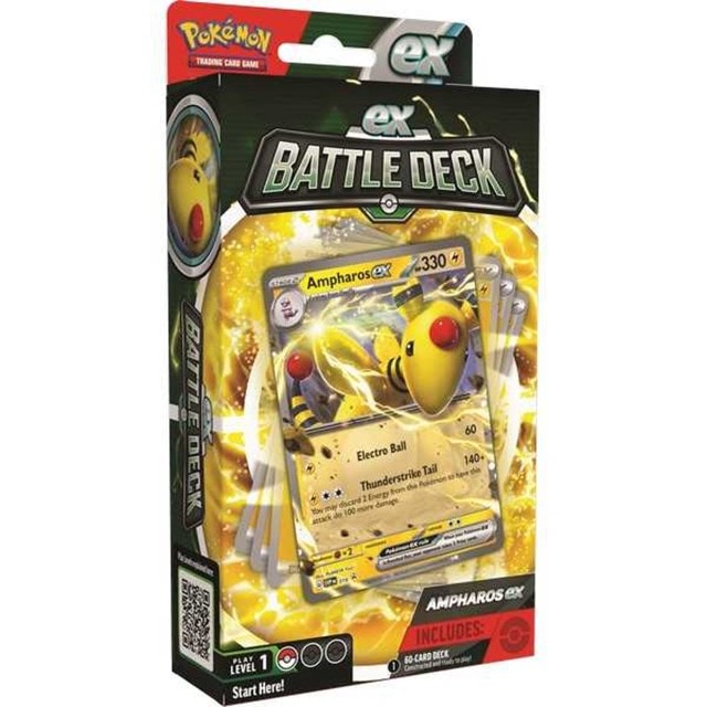Lucario And Ampharos Ex Battle Deck: Pokemon Trading Cards - 1