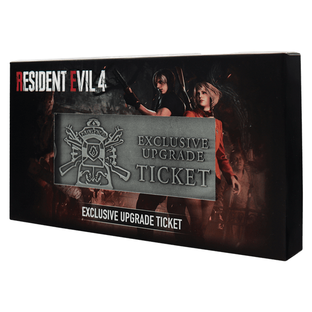 Resident Evil 4 Metal Exclusive Upgrade Ticket Replica - 6