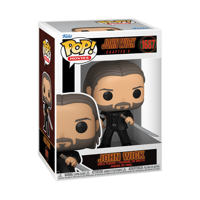 John Wick With Sword & Nunchucks 1687 John Wick 4 Funko Pop Vinyl - 2