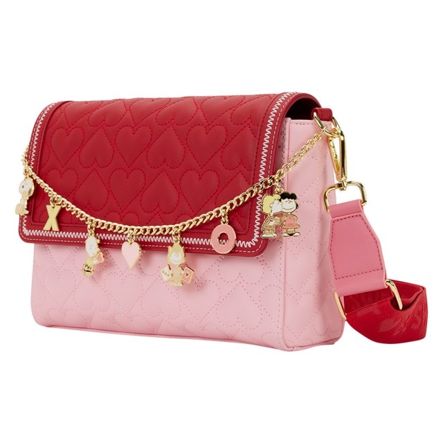 Peanuts XO Loungefly Charm Crossbody Bag - 2