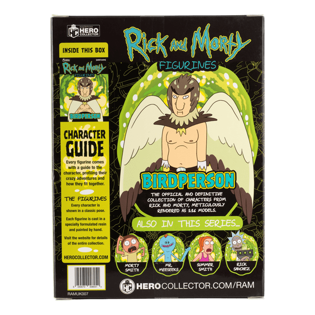 Birdperson: Rick And Morty 1:16 Figurine With Magazine: Hero Collector - 3