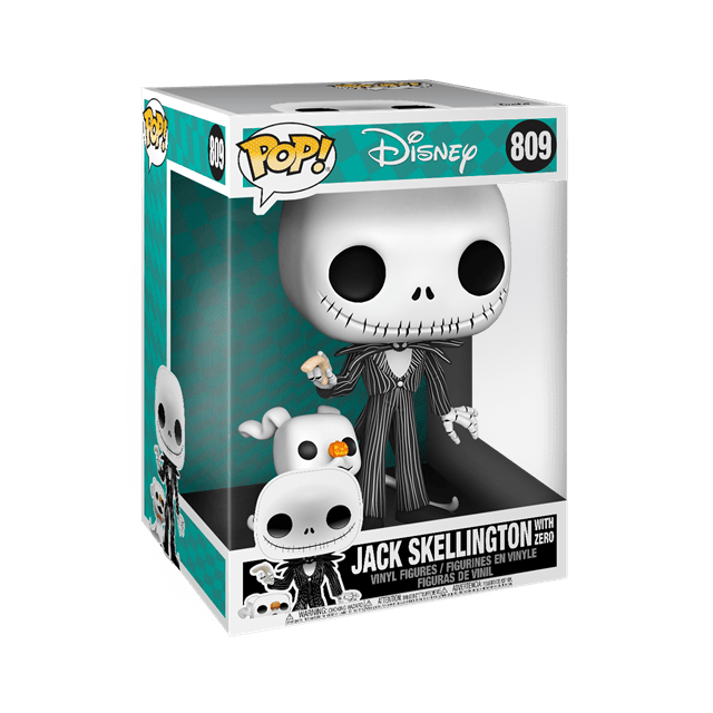 Jack with Zero 10'' (809) The Nightmare Before Christmas: Disney Pop Vinyl - 2