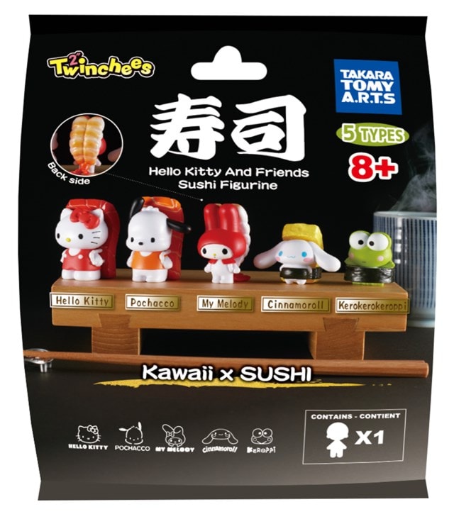 Hello Kitty & Friends Sanrio Sushi Figurine Twinchees Blind Bag