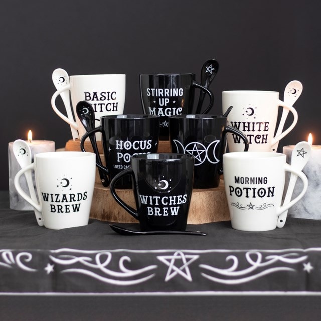 Witches And Wizards Couples Ceramic Mug And Spoon Set - 4