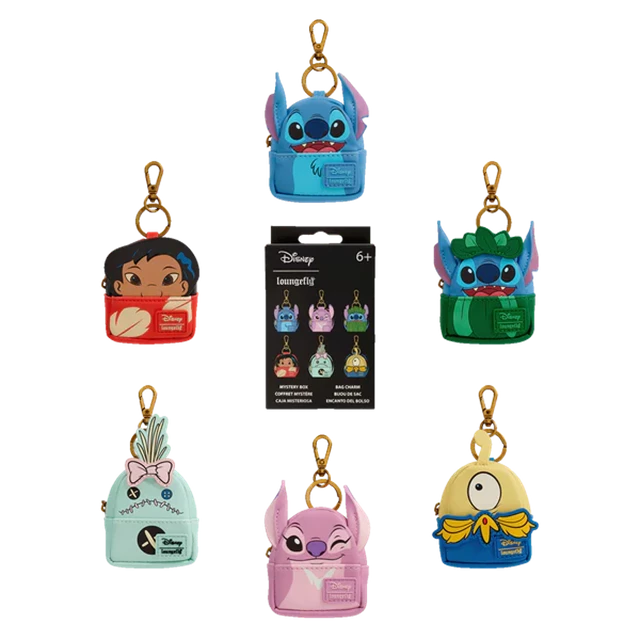 Lilo And Stitch Loungefly Mystery Mini Backpack Bag Charms - 1