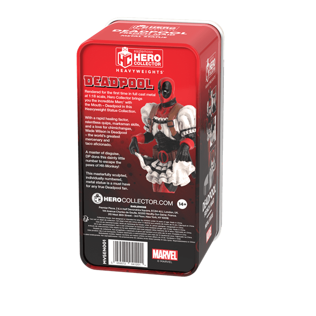 French Maid Deadpool Hero Collector Heavyweight Metal Figurine - 6