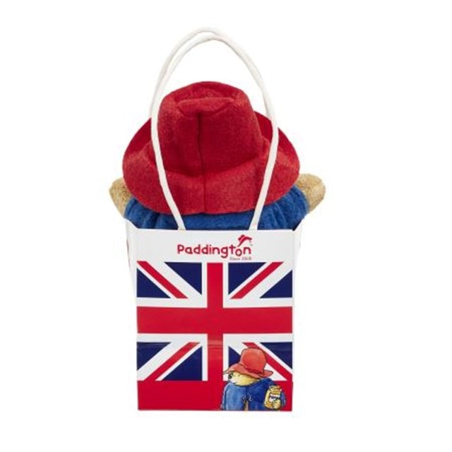 Classic Paddington Bear in Union Jack Bag Plush - 3