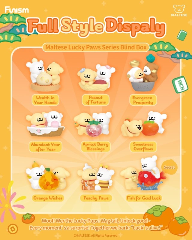 Maltese Lucky Paws Series Funism Blind Box - 2