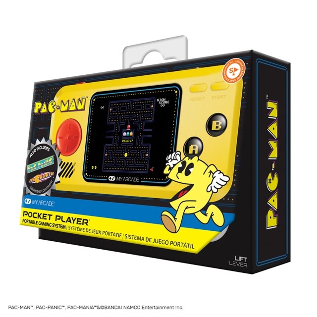 Pocket Player Pac-Man (3 Games In 1) My Arcade Portable Gaming System - 3