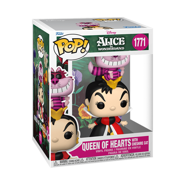Queen Of Hearts With Cheshire Cat 1771 Alice In Wonderland Funko Pop Vinyl Premium - 2