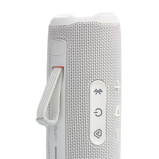 JBL Flip 7 White Bluetooth Speaker - 11