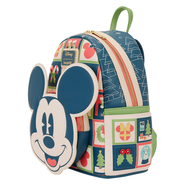 Mickey Mouse Holiday Loungefly Mini Backpack - 2