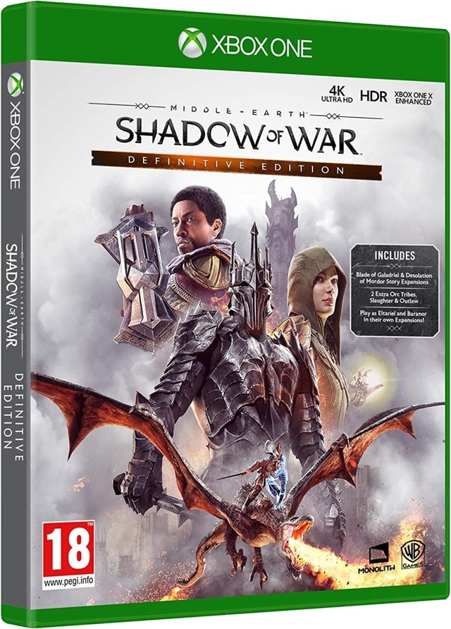 Shadow of War - Definitive Edition (X1) - 2