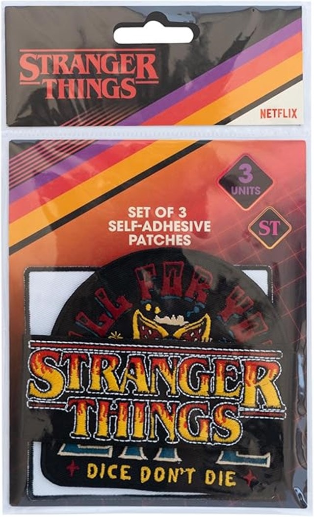 Hellfire Club Stranger Things Set Of 3 Patches - 2