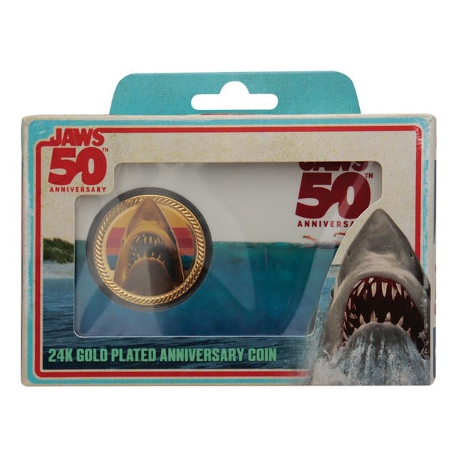 Jaws 50th Anniversary 24K Gold Plated Presentation Coin - 6