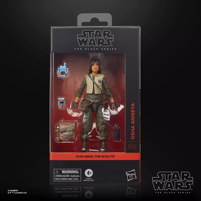 Osha Aniseya Star Wars Black Series Hasbro Action Figure - 7