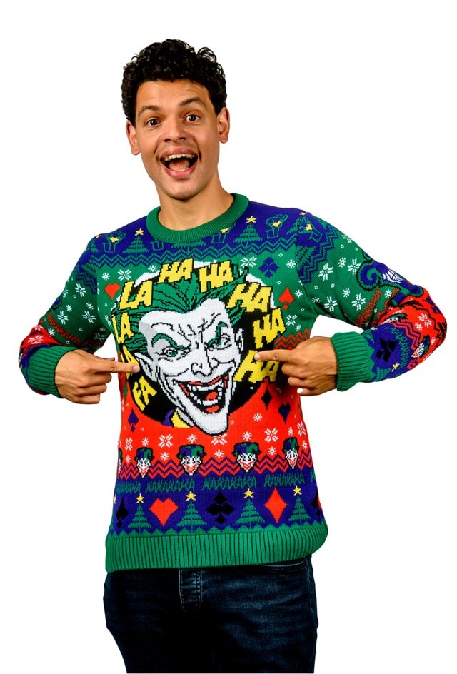 Tis The Season To Be Jolly Joker Christmas Jumper (Extra Large) - 1