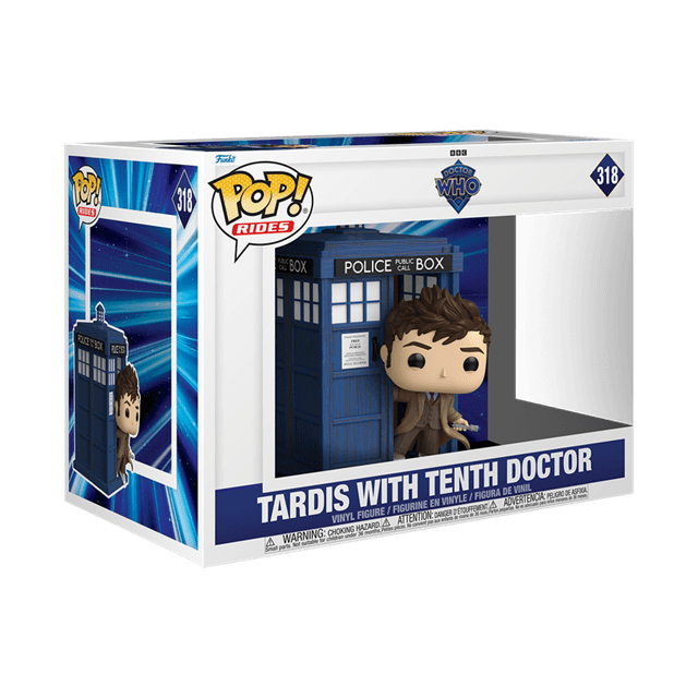 Tardis With Tenth Doctor 318 Doctor Who Funko Pop Vinyl Ride Deluxe - 2