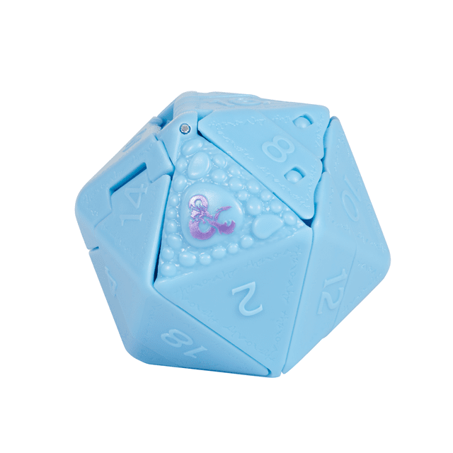 Blue Beholder Dungeons & Dragons Dicelings D&D Monster Dice Transforming Giant d20 Action Figure - 4