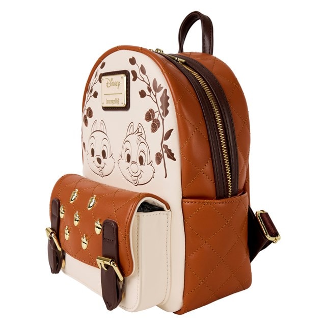Chip And Dale Quilted Loungefly Mini Backpack - 2