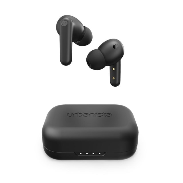 Urbanista London Midnight Black True Wireless Active Noise Cancelling Bluetooth Earphones - 1