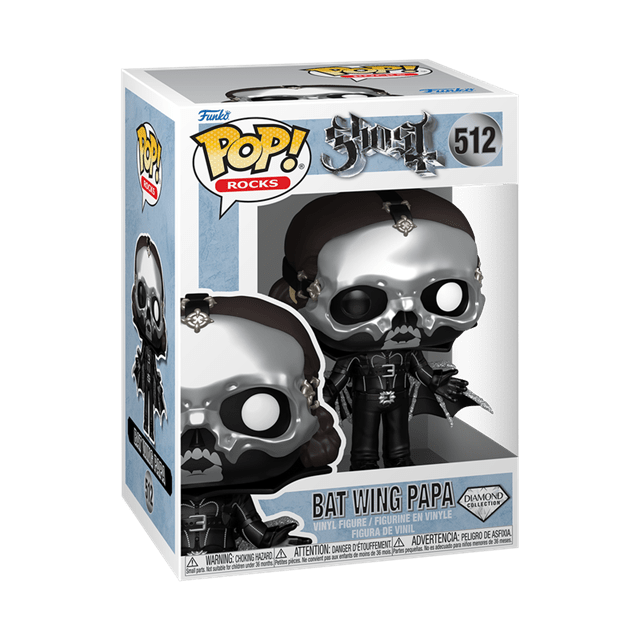 Diamond Glitter Bat Wing Papa 512 Ghost Funko Pop Vinyl - 2