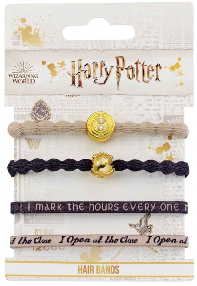 Time Turner & Golden Snitch Hair Band Set Harry Potter Hair Accessories - 3