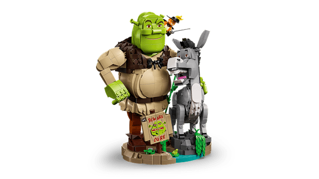 Shrek, Donkey & Puss in Boots Shrek LEGO - 4